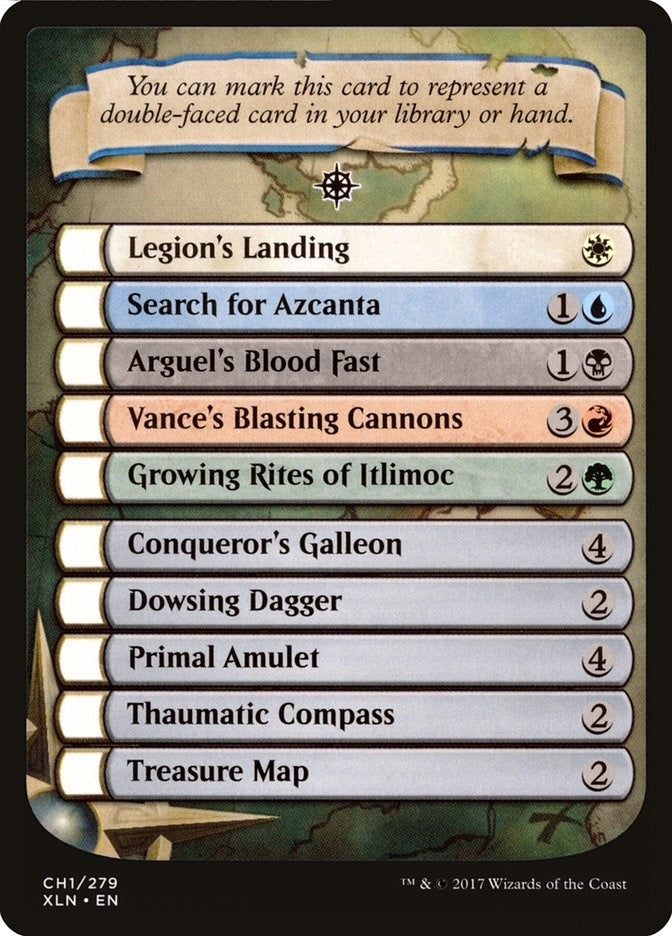 Checklist Card Ixalan (CH1) [XLN]