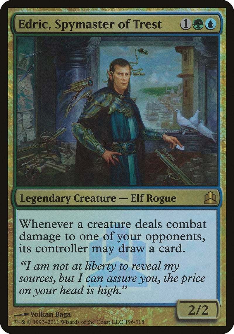 Edric Spymaster of Trest Commander Launch Promo (196) [OVER]
