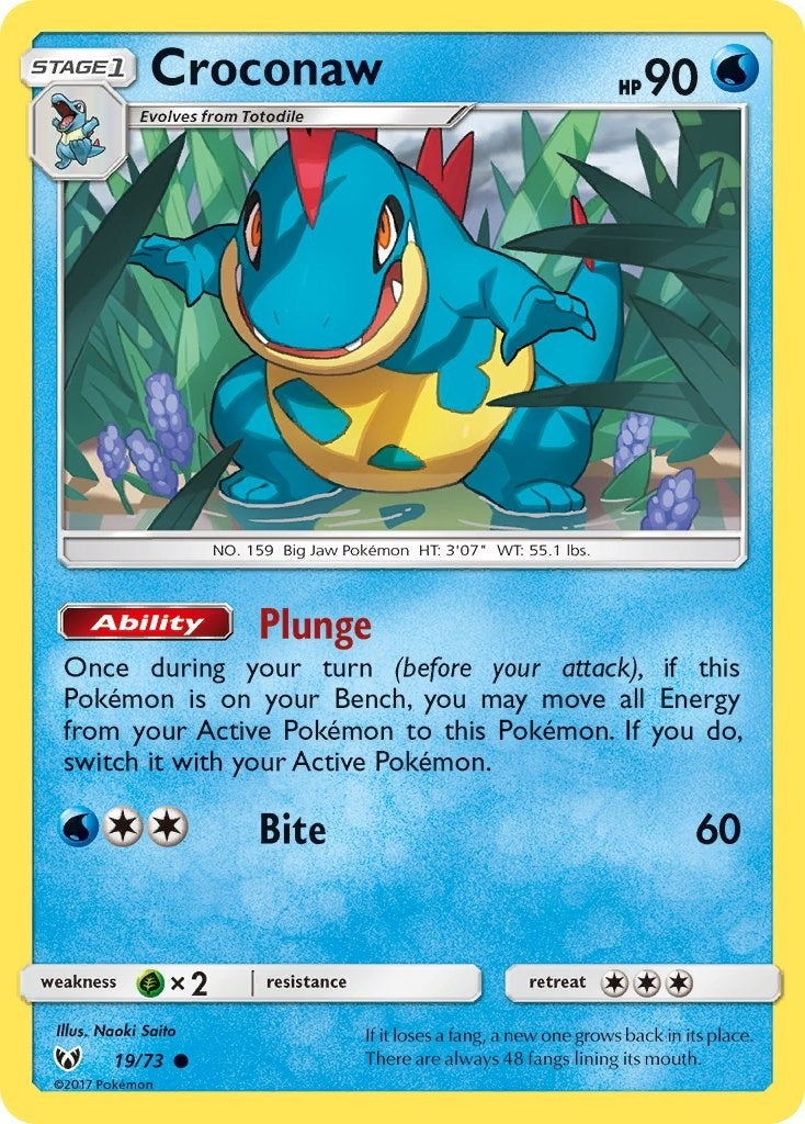 Croconaw (19/73) [SHL]