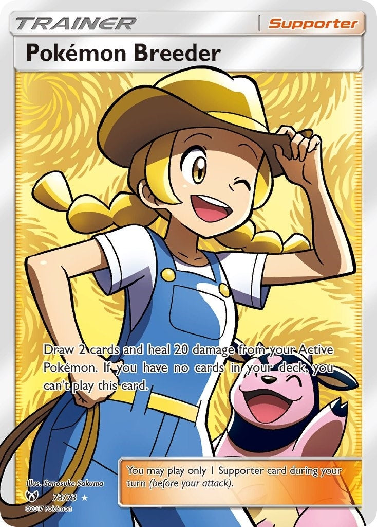 Pokemon Breeder Full Art (73/73) [SHL]