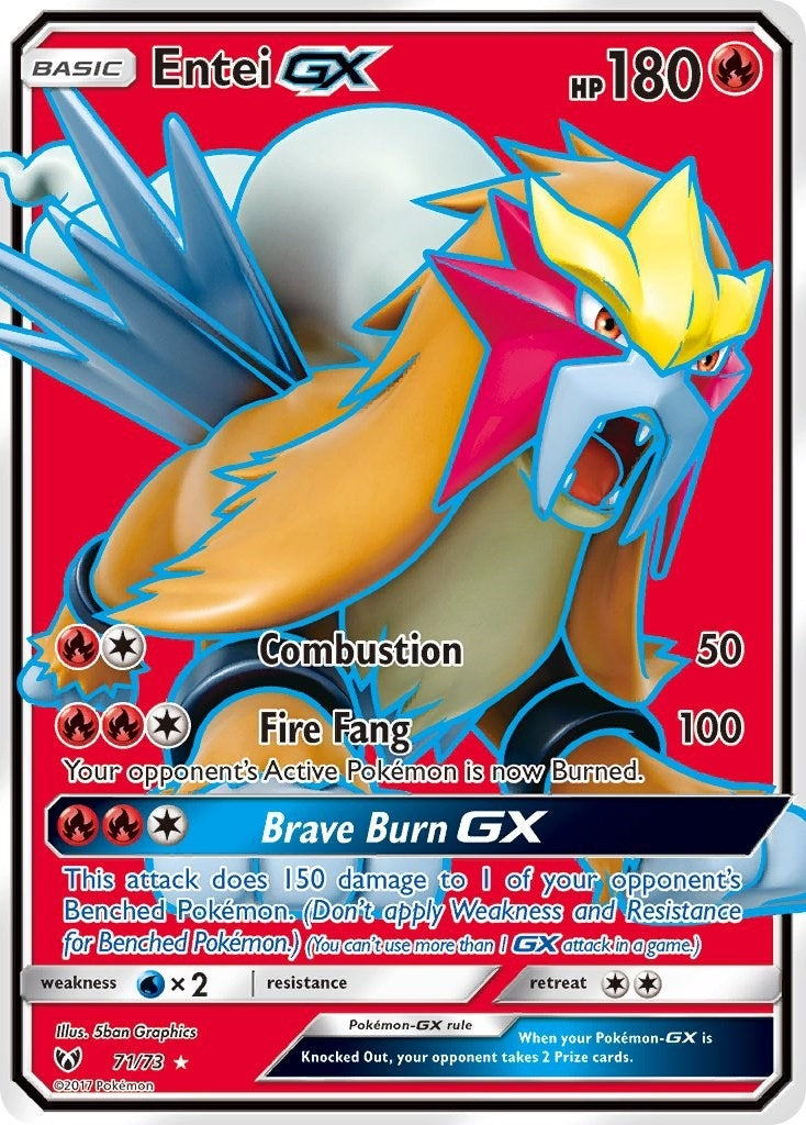 Entei GX Full Art (71/73) [SHL]