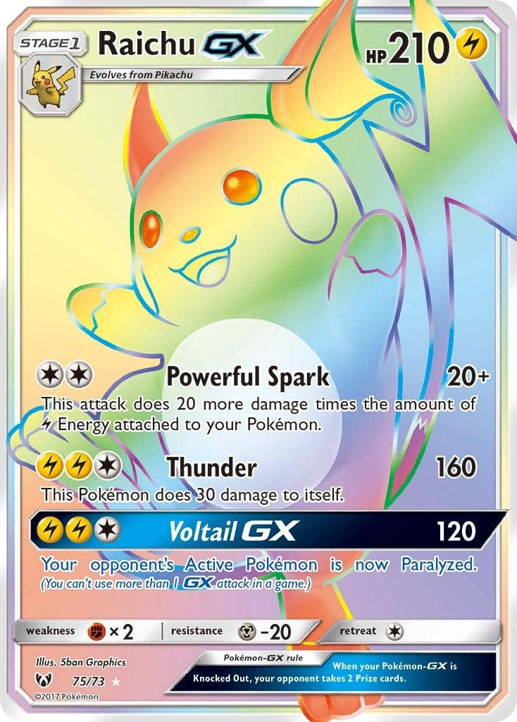 Raichu GX Secret (75/73) [SHL]
