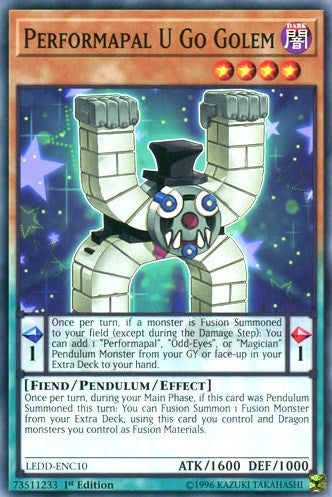 Performapal U Go Golem (LEDD-ENC10) [LEDD]