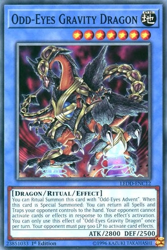 Odd Eyes Gravity Dragon (LEDD-ENC12) [LEDD]