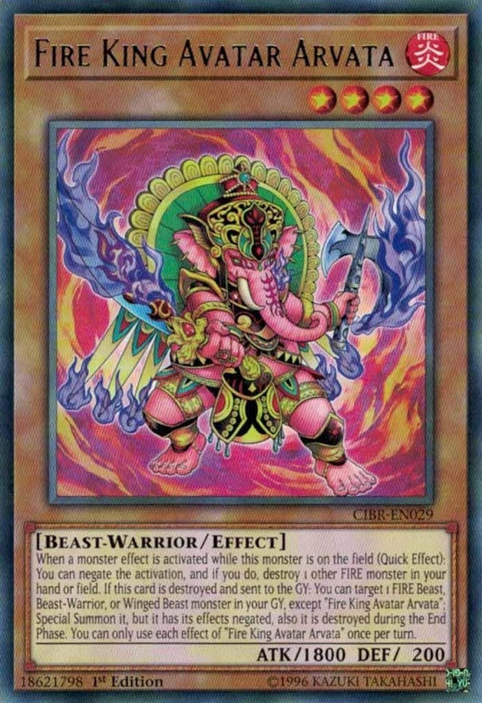 Fire King Avatar Arvata (CIBR-EN029) [CIBR]