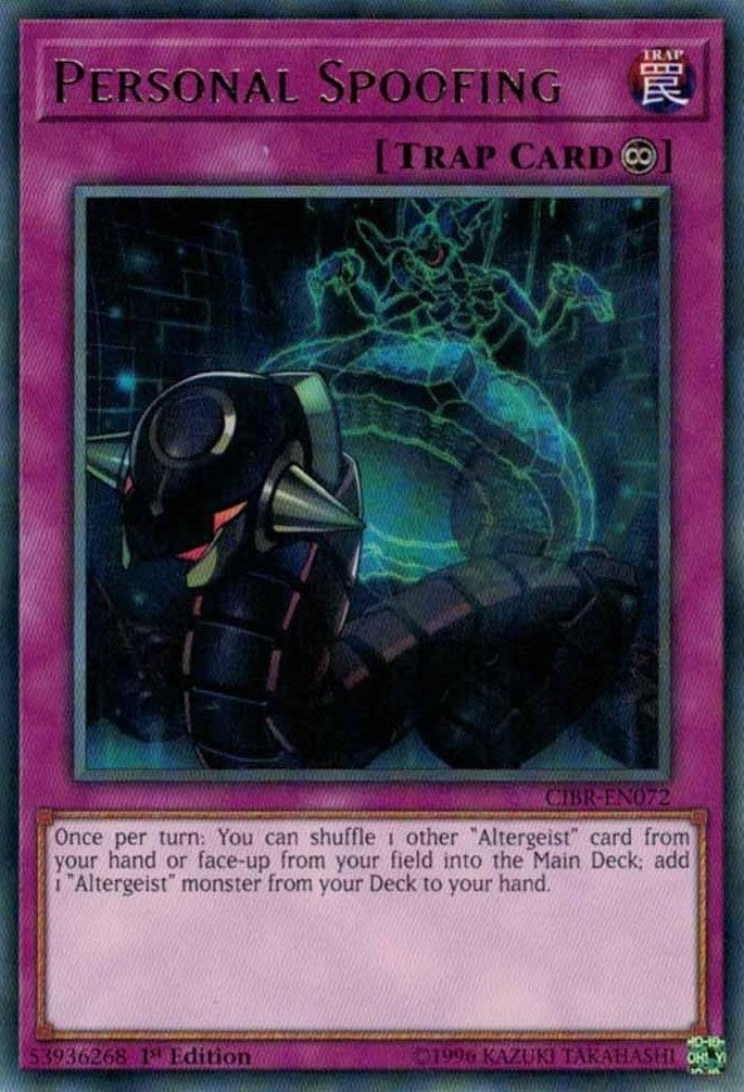 Personal Spoofing (CIBR-EN072) [CIBR]