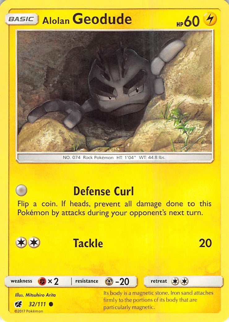 Alolan Geodude (32/111) [SM04]