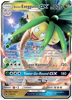 Alolan Exeggutor GX (74/111) [SM04]