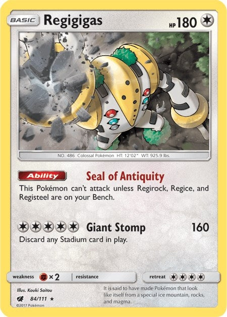 Regigigas (84/111) [SM04]