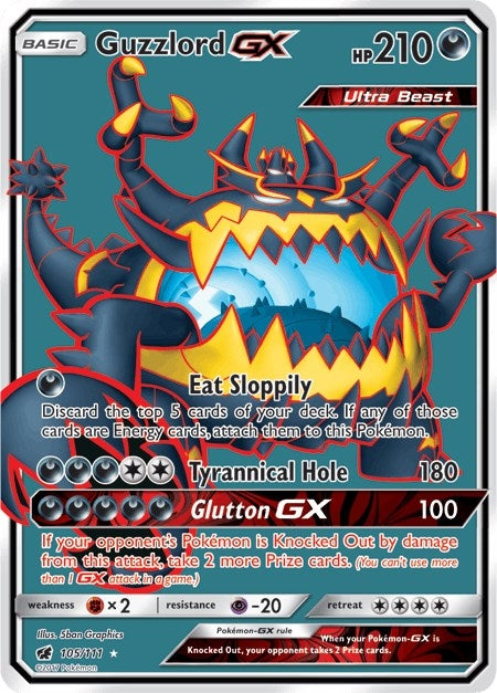 Guzzlord GX Full Art (105/111) [SM04]