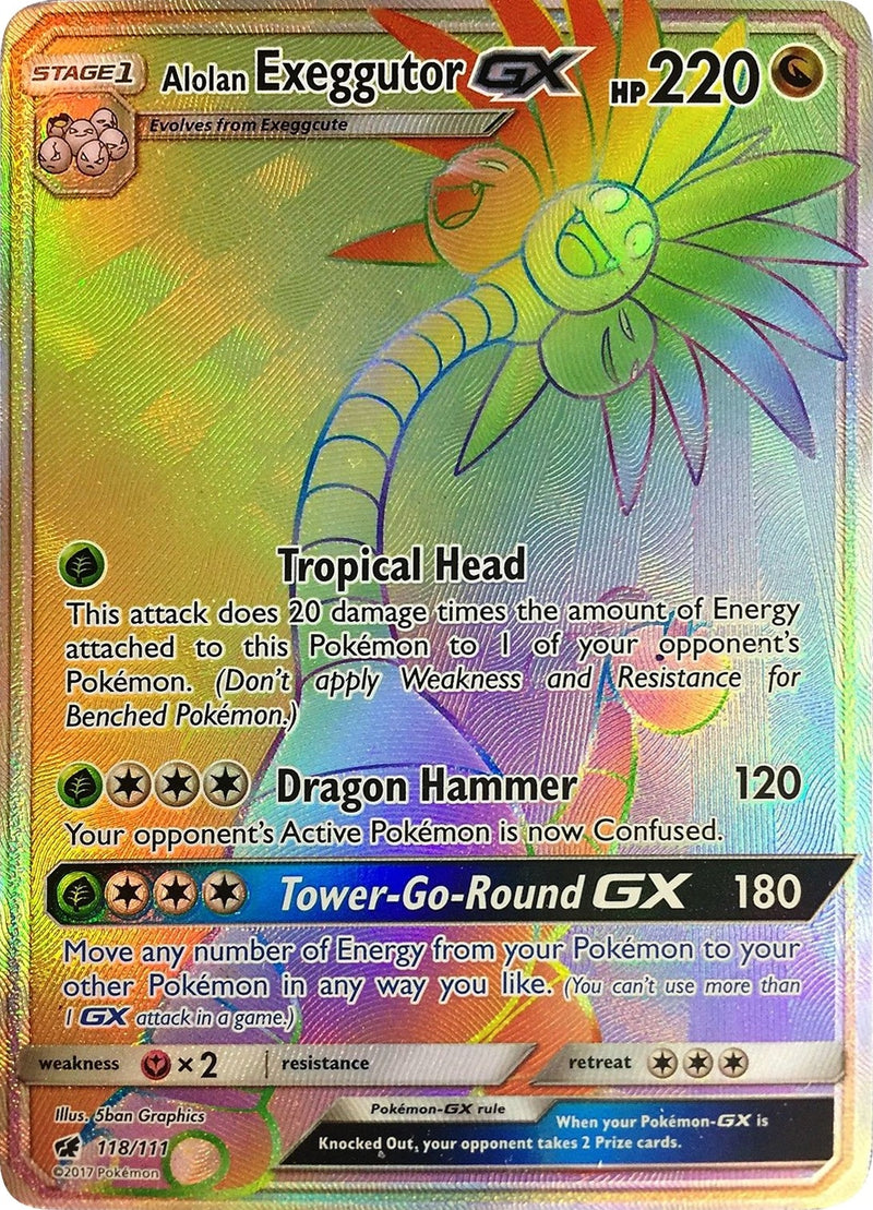 Alolan Exeggutor GX Secret (118/111) [SM04]