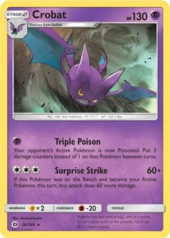 Crobat 56 149 Prerelease Kit Exclusive (056/149) [PR]