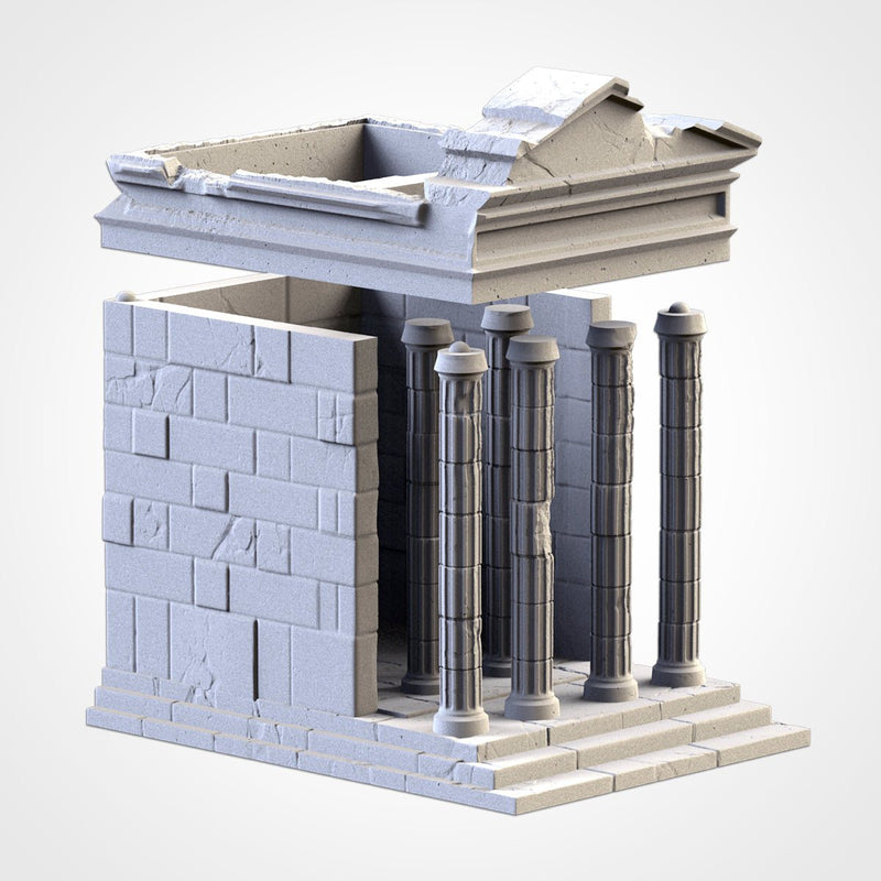 Classic Temples 3D printed terrain view 14