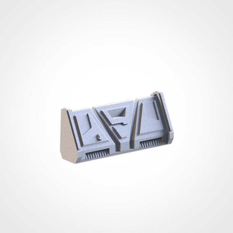 Bunkers 3D printed terrain view 14