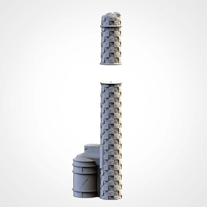 Nuclear Plants 3D printed terrain view 14