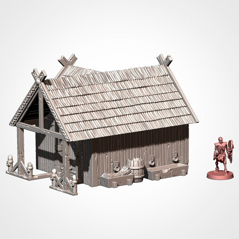 Village Of Middle Earth 3D printed terrain view 14
