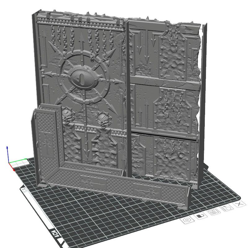 WTC Foldable Sovietic Set 3D printed terrain view 14
