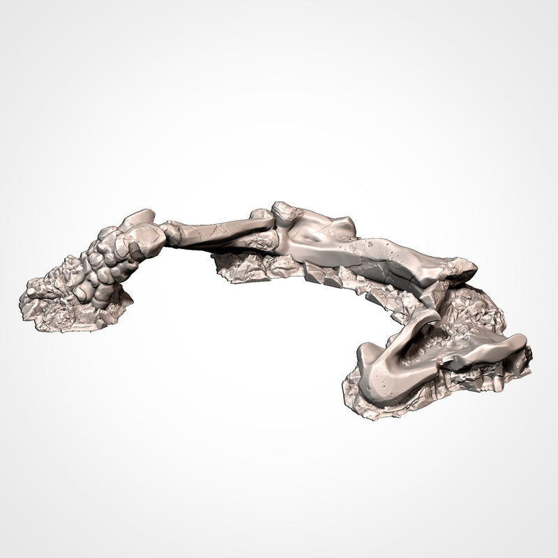 Dead Giant Mammoths 3D printed terrain view 14