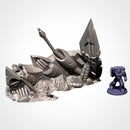 Xenos Crashed Ships 3D printed terrain view 14