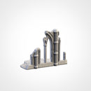 Cathedral Ruins 01 3D printed terrain view 14