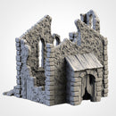 Abandoned Town 3D printed terrain view 14
