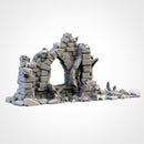 Abandoned City Ruins 3D printed terrain view 14
