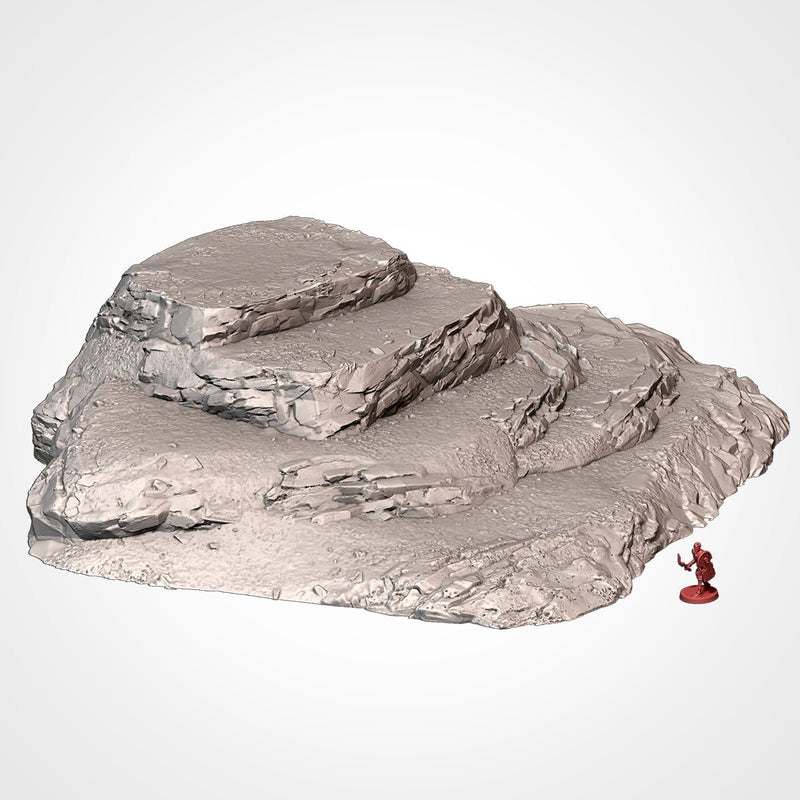 Modern Hills 3D printed terrain view 14