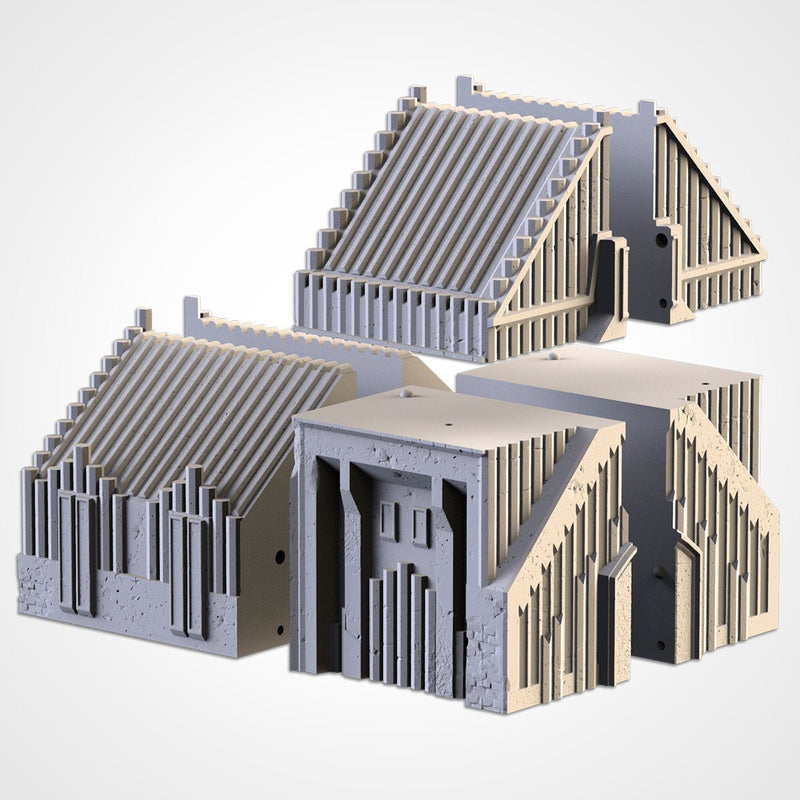 Cult Buildings 3D printed terrain view 14
