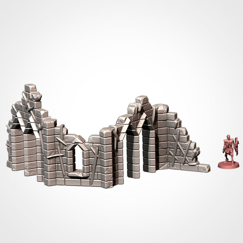 Cursed Fortress 3D printed terrain view 14