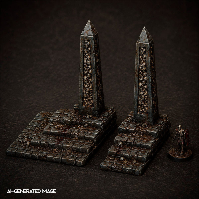 Cursed Mausoleum 3D printed terrain view 14