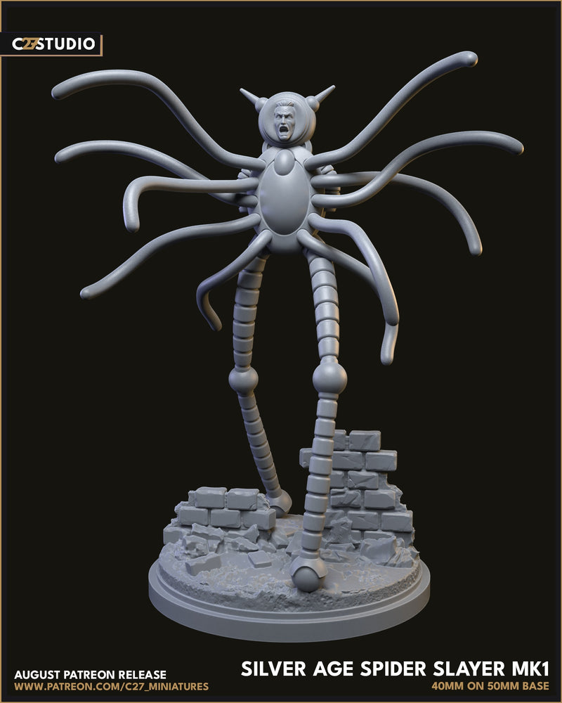 Silver Age Spider Slayer MK1 - Marvel MCP-Compatible Resin Miniature