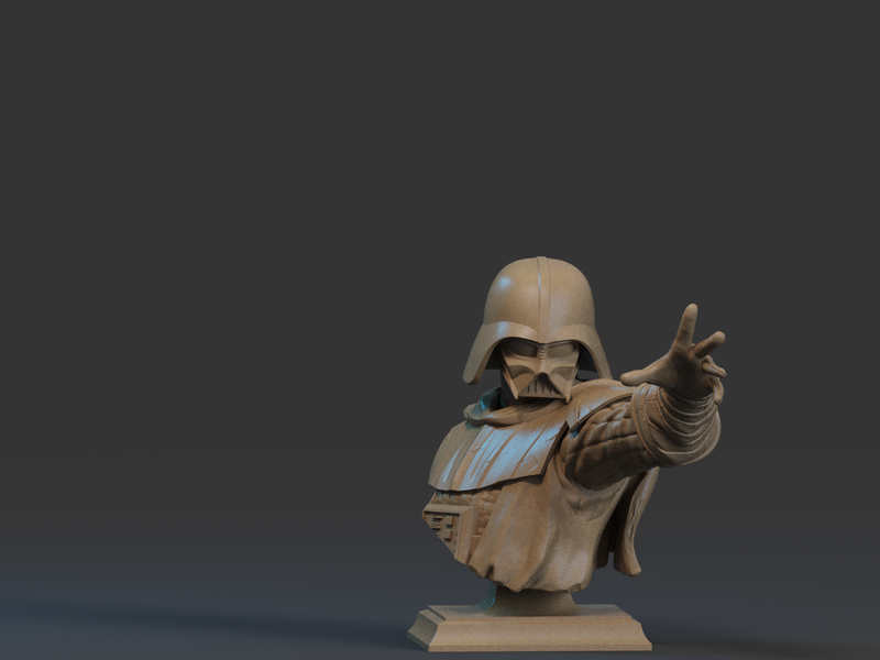 Darth Vader Resin Bust - view 3
