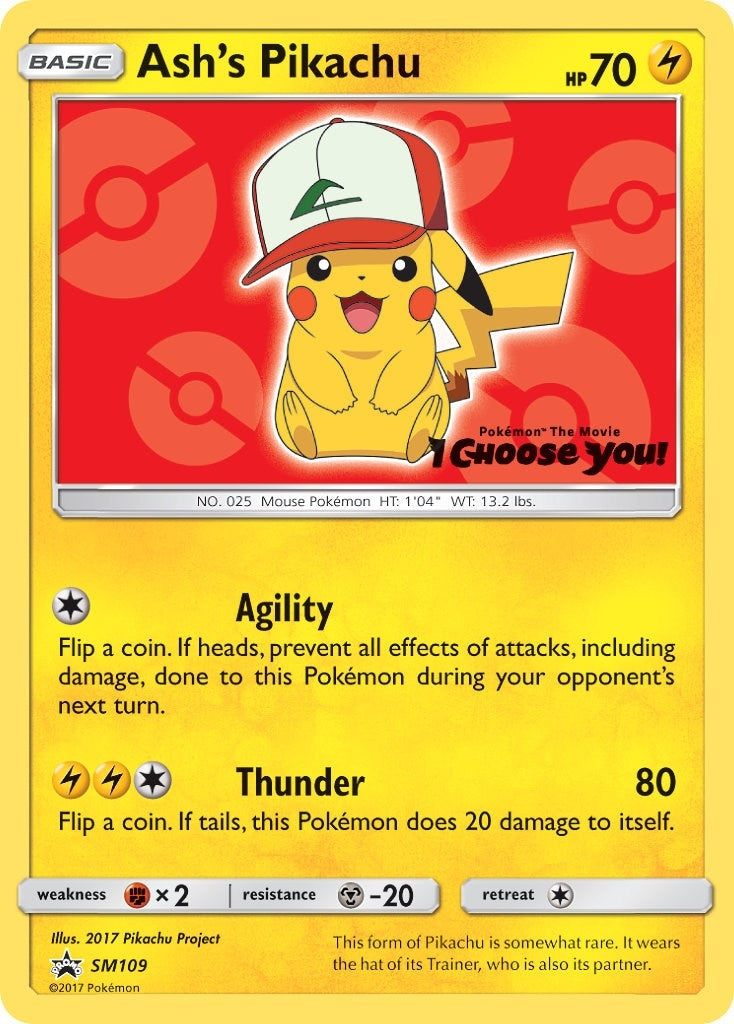 Ashs Pikachu SM109 (SM109) [SMP]