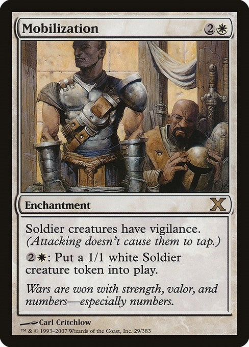 Mobilization (Premium Foil) [Tenth Edition]