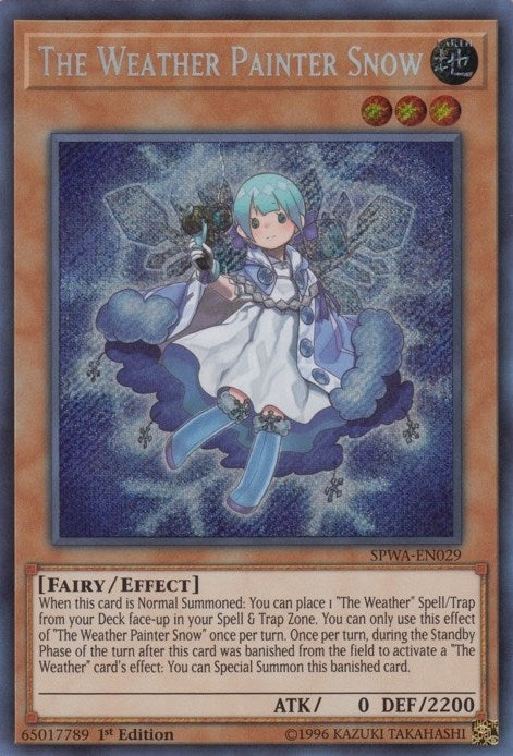 The Weather Painter Snow (SPWA-EN029) [SPWA]