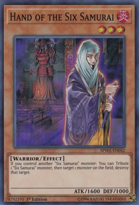 Hand of the Six Samurai (SPWA-EN042) [SPWA]