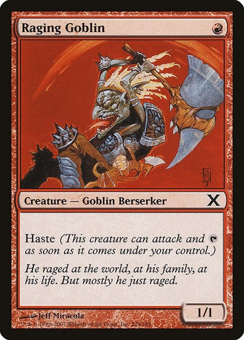 Raging Goblin (224) [10E]