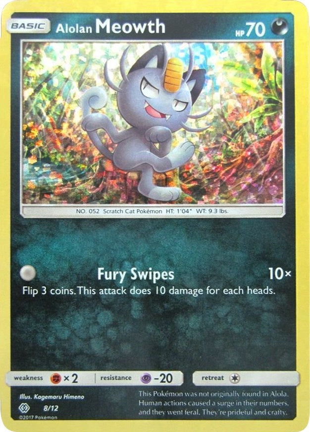 Alolan Meowth 8 12 (008/012) [MCD17]