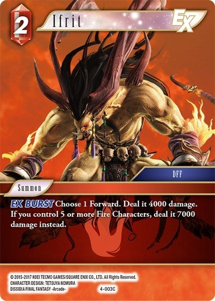Ifrit EX (4-003C) [OP4]