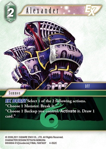 Alexander EX (4-052C) [OP4]
