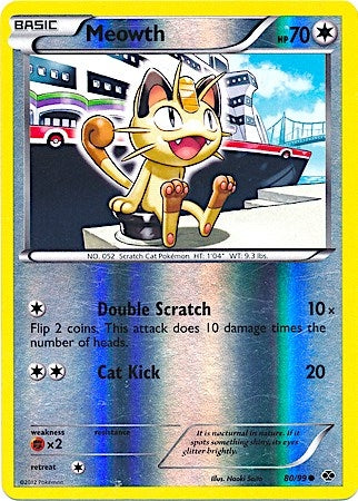 Meowth 80 99 Mirror Reverse Holo (080/099) [MCAP]