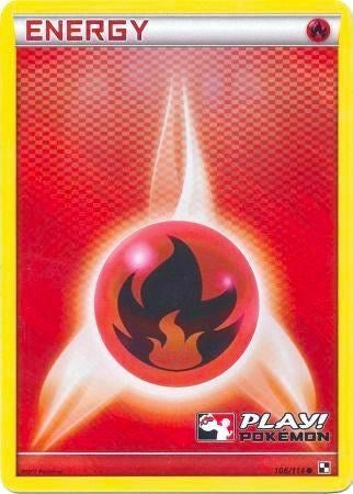 Fire Energy 106 114 Play Pokemon (106/114) [PR]