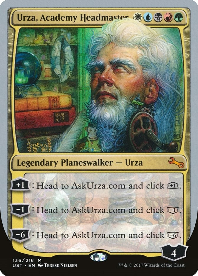 Urza Academy Headmaster (136) [UST]