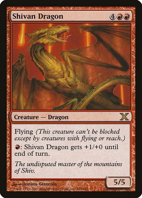 Shivan Dragon (230) [10E]