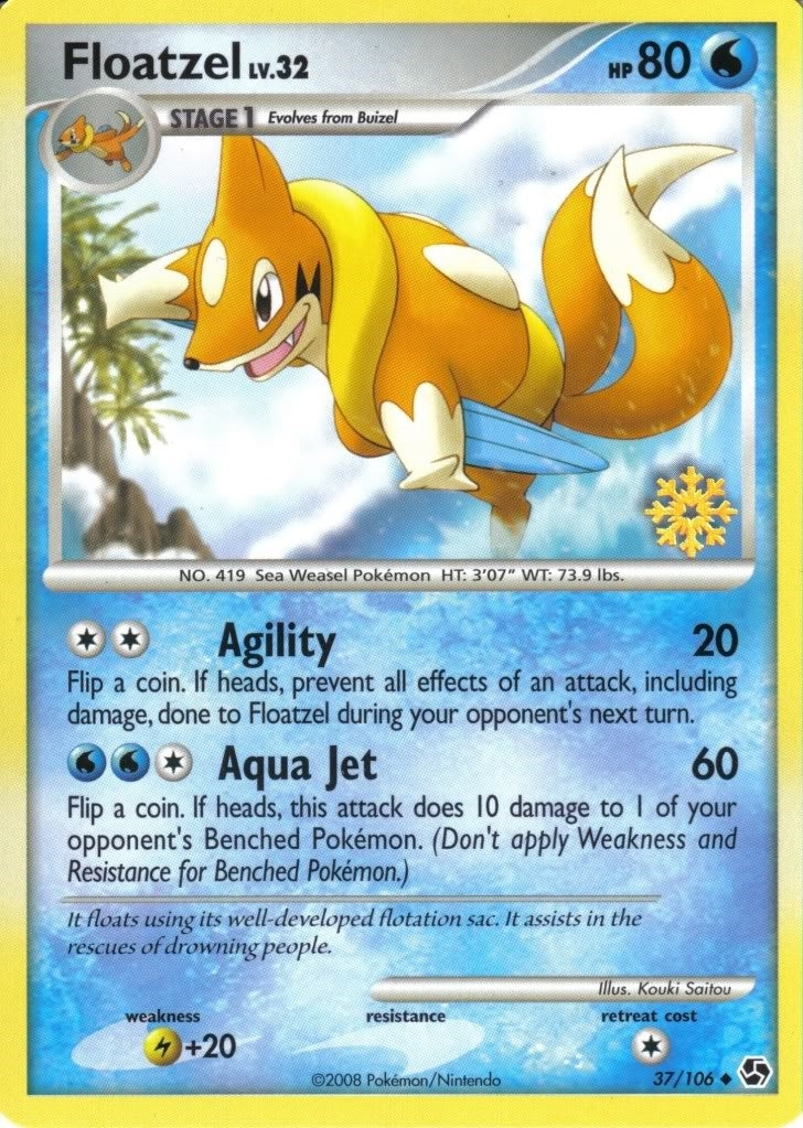 Floatzel 37 106 (037/106) [CCP]
