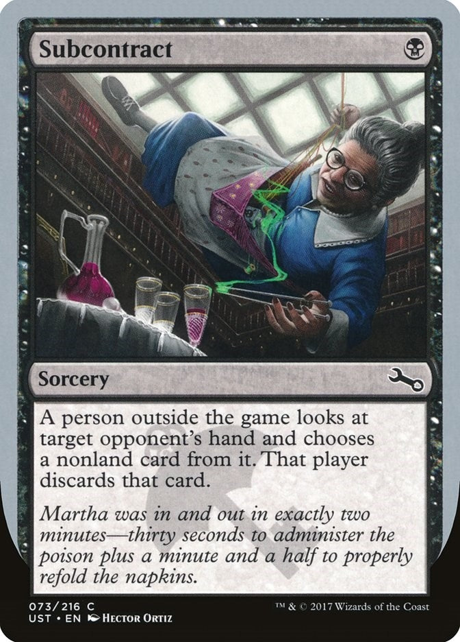 Subcontract (73) [UST]