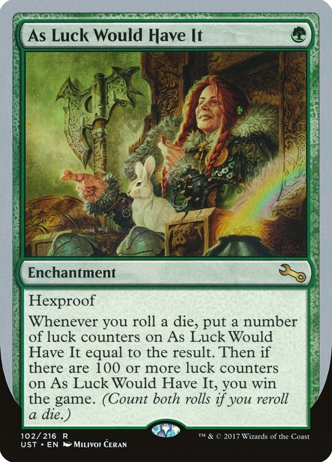 As Luck Would Have It (102) [UST]