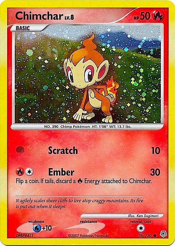 Chimchar 76 130 Cosmos Holo (076/130) [MCAP]