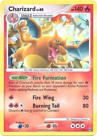 Charizard 1 99 Cracked Ice Holo (001/099) [MCAP]