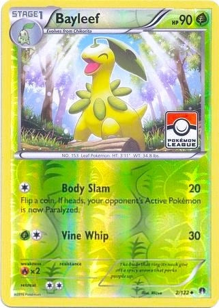 Bayleef 2 122 Pokemon League (002/122) [PR]
